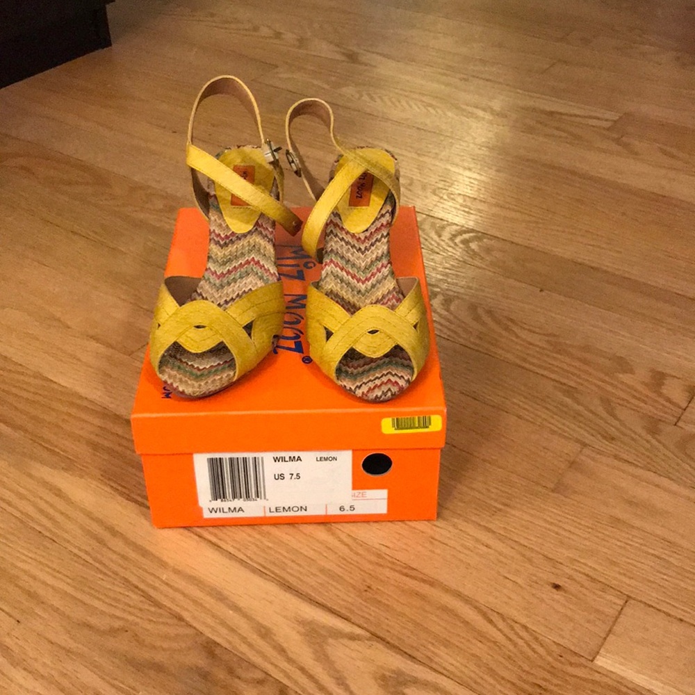 Miz Mooz NWT yellow shoes